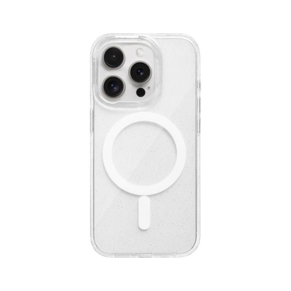 Shine MagSafe-kompatibilis tok iPhone 11 - átlátszó csillogós