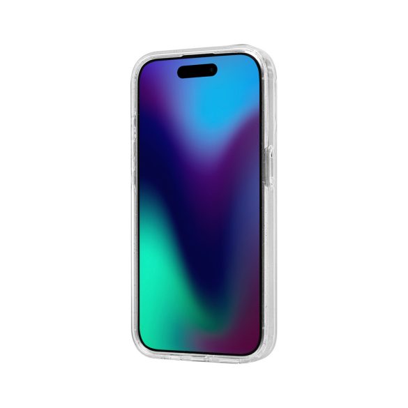 Shine MagSafe-kompatibilis tok iPhone 11 - átlátszó csillogós
