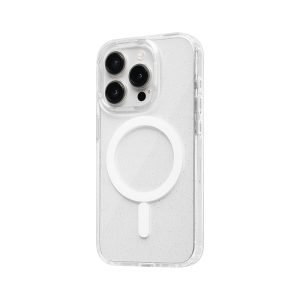 Shine MagSafe-kompatibilis tok iPhone 13 - átlátszó csillogós