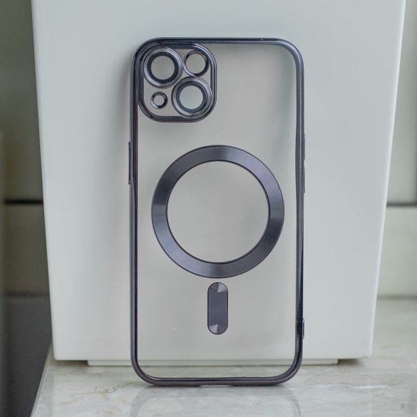 Color Chrome MagSafe-kompatibilis tok Samsung Galaxy A15 4G/5G - fekete