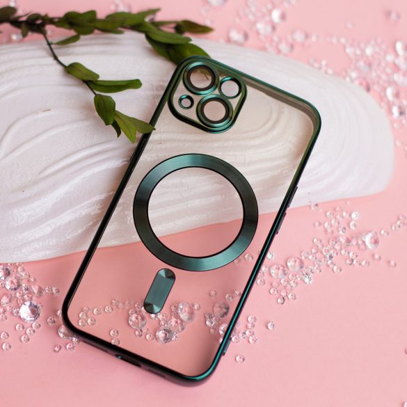 Color Chrome MagSafe-kompatibilis tok Samsung Galaxy A15 4G/5G - zöld