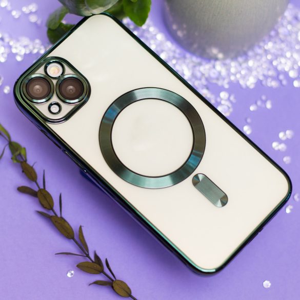 Color Chrome MagSafe-kompatibilis tok Samsung Galaxy A15 4G/5G - zöld