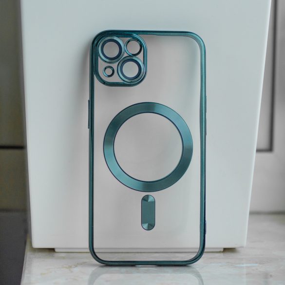 Color Chrome MagSafe-kompatibilis tok Samsung Galaxy A15 4G/5G - zöld