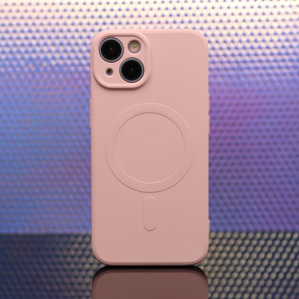 Simple Color MagSafe-kompatibilis tok Samsung Galaxy A15 4G/5G - rózsaszín