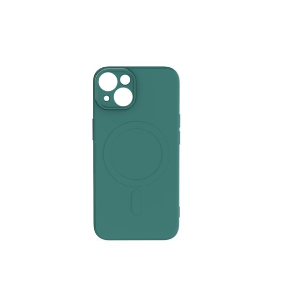 Simple Color MagSafe-kompatibilis tok Samsung Galaxy A15 4G/5G - sötétzöld