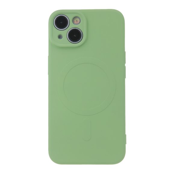 Simple Color MagSafe-kompatibilis tok Samsung Galaxy A15 4G/5G - világoszöld