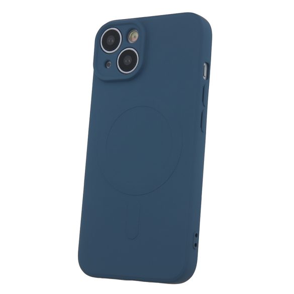 Simple Color MagSafe-kompatibilis tok Samsung Galaxy A15 4G/5G - tengerészkék