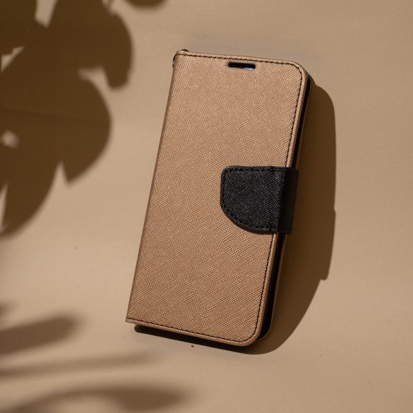 Smart Fancy könyvtok Samsung Galaxy A16 4G/5G - fekete-arany színű