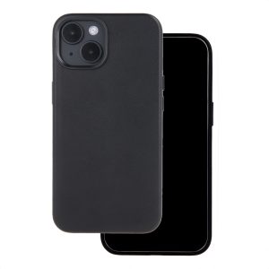 Mag Leather MagSafe-kompatibilis tok iPhone 16 - fekete