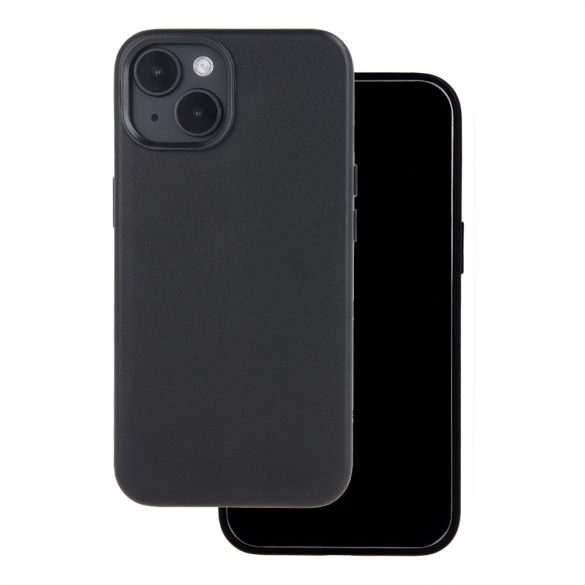 Mag Leather MagSafe-kompatibilis tok iPhone 16 Plus - fekete