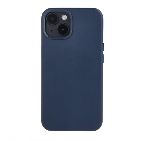 Mag Leather MagSafe-kompatibilis tok iPhone 16 - sötétkék