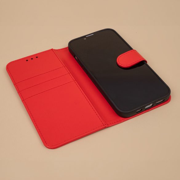 Smart Classic könyvtok Xiaomi Redmi 14C 4G/5G /Redmi A4/ Poco C75 4G/5G - piros