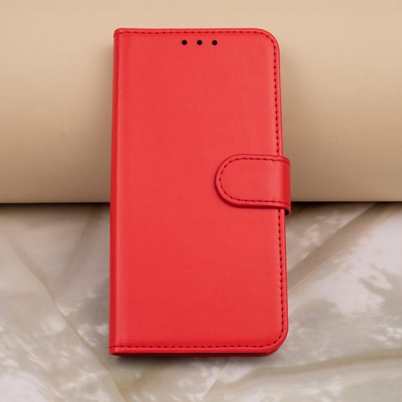 Smart Classic könyvtok Xiaomi Redmi 14C 4G/5G /Redmi A4/ Poco C75 4G/5G - piros