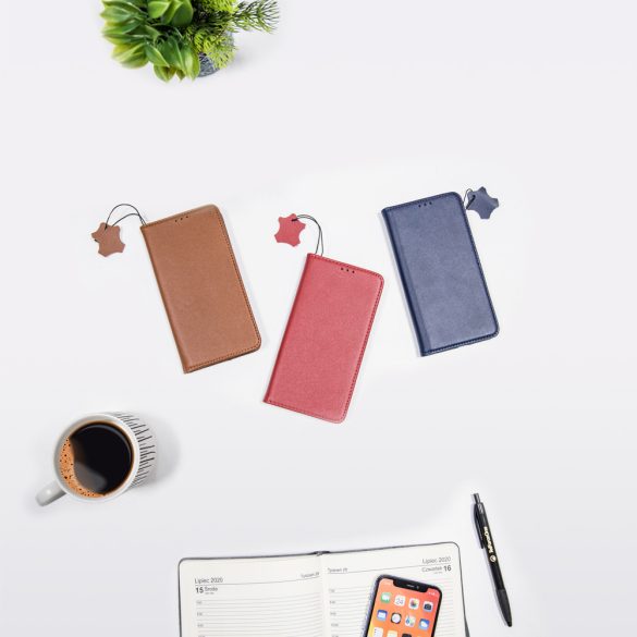 Geniune Leather Smart Pro könyvtok Xiaomi Redmi 14C 4G/5G /Redmi A4/ Poco C75 4G/5G - tengerészkék