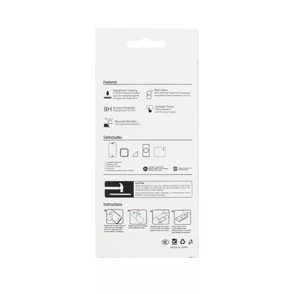 2,5D edzett üveg Oppo Reno12 FS 4G/5G – 10 db