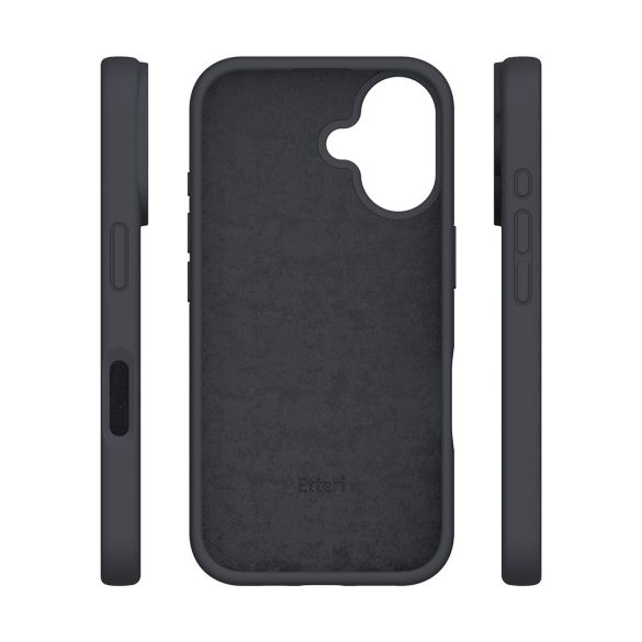 Etteri Silicone tok iPhone 16 - fekete