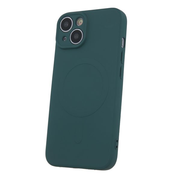 Simple Color MagSafe-kompatibilis tok Samsung Galaxy A16 4G/5G - sötétzöld