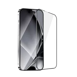   Fémszegélyes edzett üveg fekete szegéllyel Samsung Galaxy A06