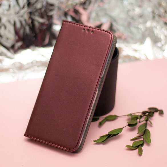 Smart Magnetic könyvtok Xiaomi 15 Pro - bordó