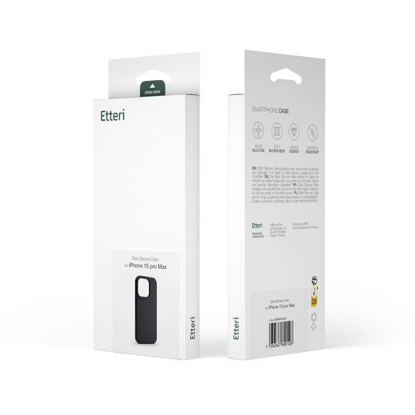 Etteri Silicone tok Samsung Galaxy S24 FE - fekete