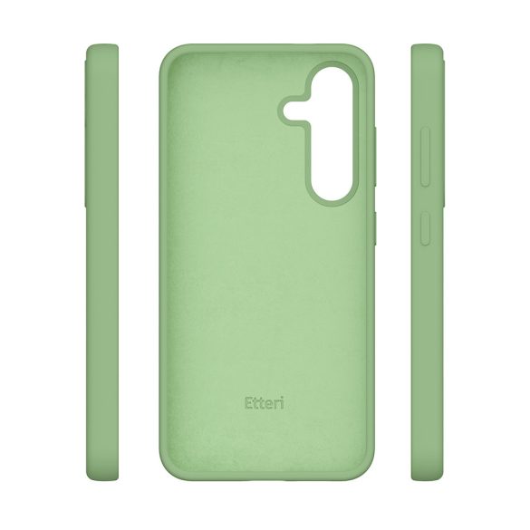 Etteri Silicone tok Samsung Galaxy S25 - világoszöld
