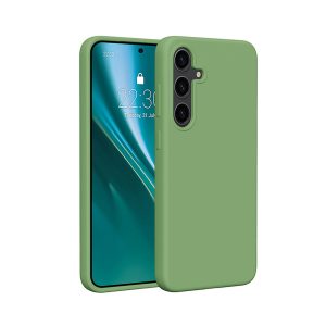 Etteri Silicone tok Samsung Galaxy S25 Plus - világoszöld