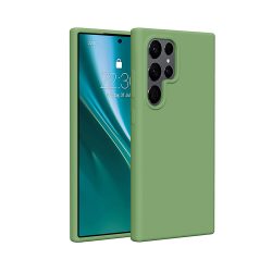 Etteri Silicone tok Samsung Galaxy S25 Ultra - világoszöld