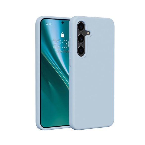 Etteri Silicone tok Samsung Galaxy S25 Plus - világoskék