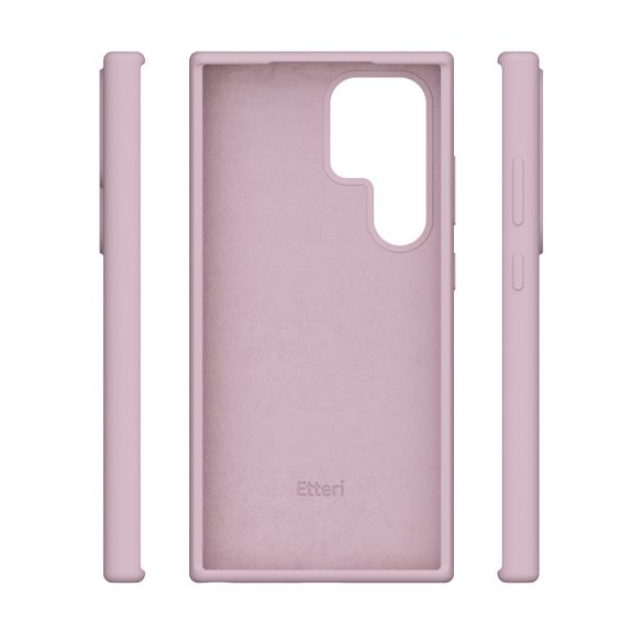 Etteri Silicone tok Samsung Galaxy S25 Ultra - halvány rózsaszín