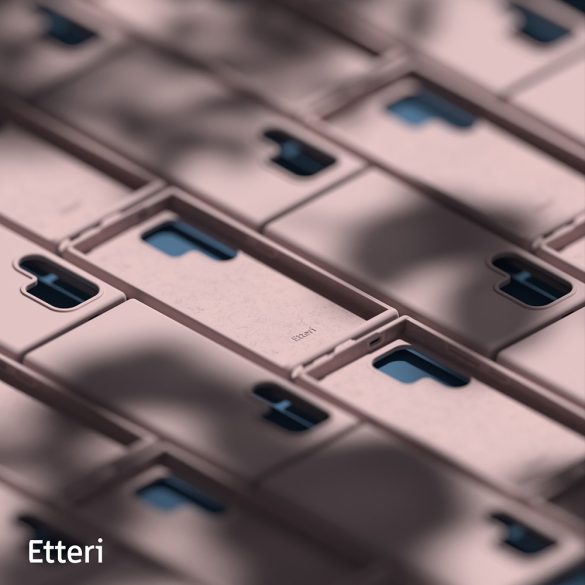 Etteri Silicone tok Samsung Galaxy S25 Ultra - halvány rózsaszín