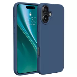 Etteri Silicone tok iPhone 16 Plus - sötétkék