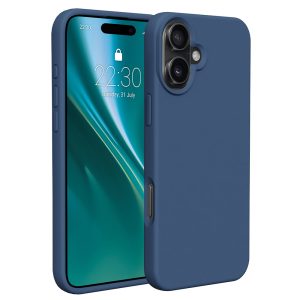 Etteri Silicone tok iPhone 16 Plus - sötétkék