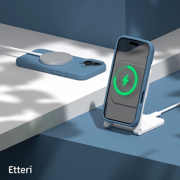 Etteri Silicone tok iPhone 16 Plus - sötétkék