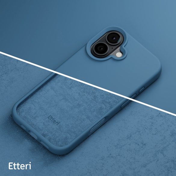 Etteri Silicone tok iPhone 16 Plus - sötétkék