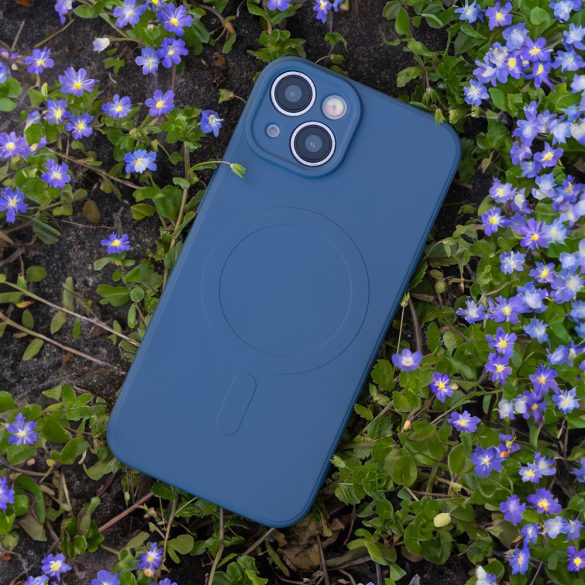 Simple Color MagSafe-kompatibilis tok Samsung Galaxy A56 - tengerészkék