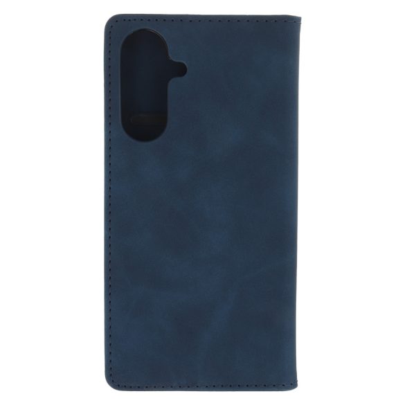 Smart Suede könyvtok Samsung Galaxy A56 - tengerészkék