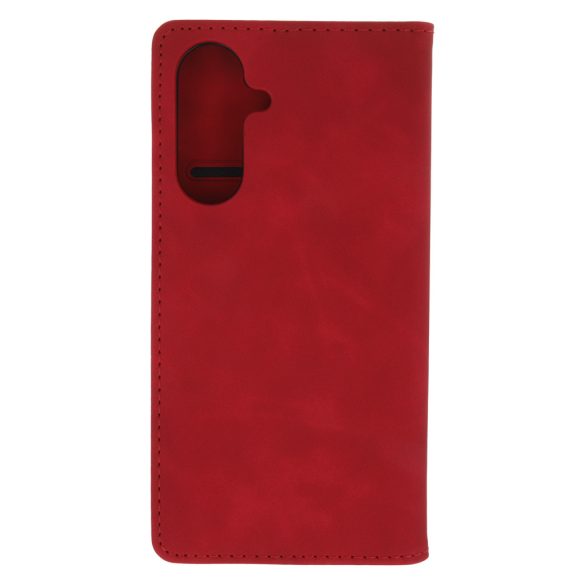 Smart Suede könyvtok Samsung Galaxy A56 - piros