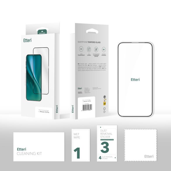 Etteri 9D edzett üveg Samsung Galaxy A16 4G/5G