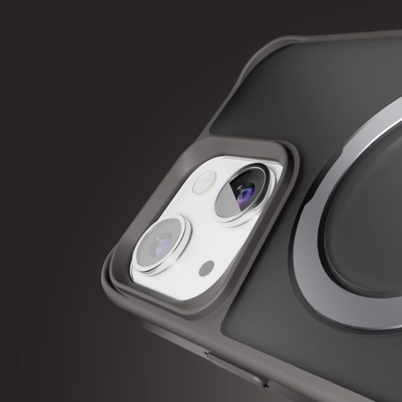 Etteri Matt Ring MagSafe-kompatibilis tok iPhone 12/12 Pro - szürke