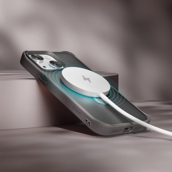 Etteri Matt Ring MagSafe-kompatibilis tok iPhone 12/12 Pro - szürke