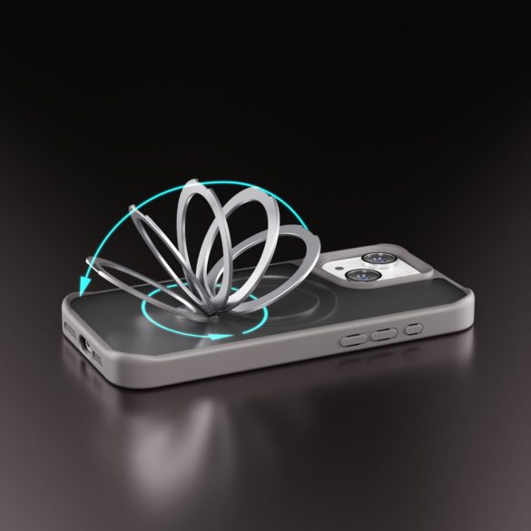 Etteri Matt Ring MagSafe-kompatibilis tok iPhone 14 - szürke