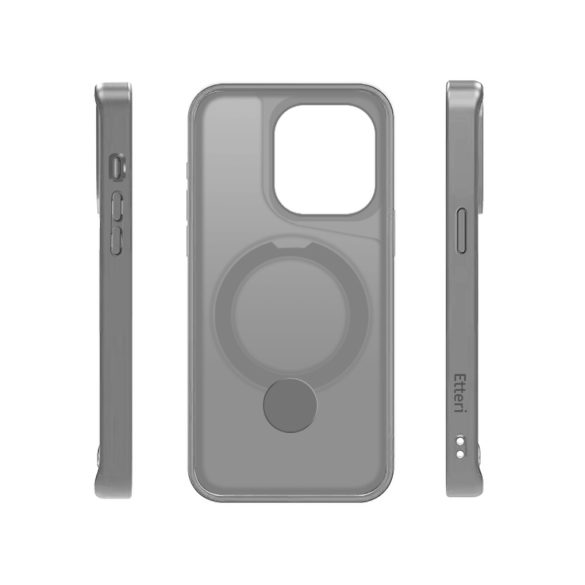 Etteri Matt Ring MagSafe-kompatibilis tok iPhone 14 Pro - szürke