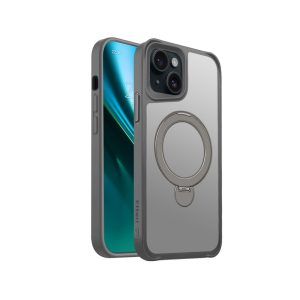 Etteri Matt Ring MagSafe-kompatibilis tok iPhone 15 - szürke