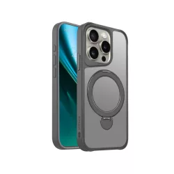   Etteri Matt Ring MagSafe-kompatibilis tok iPhone 15 Pro - szürke