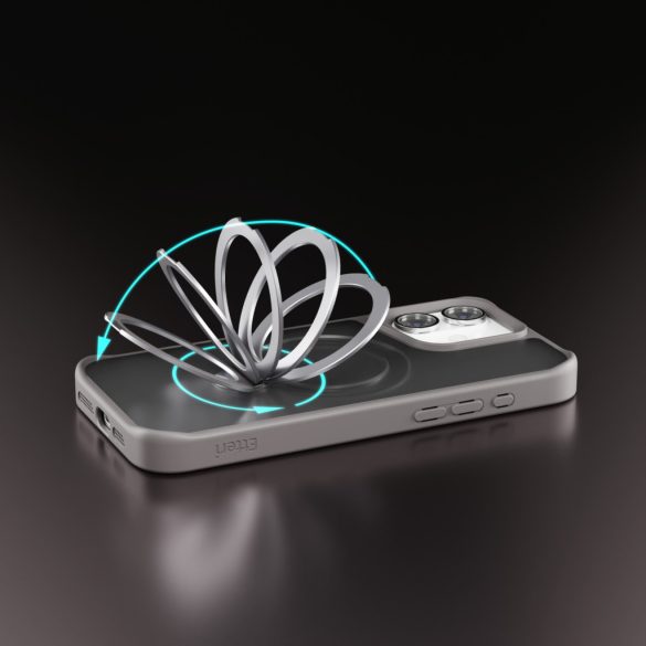 Etteri Matt Ring MagSafe-kompatibilis tok iPhone 16 Plus - szürke