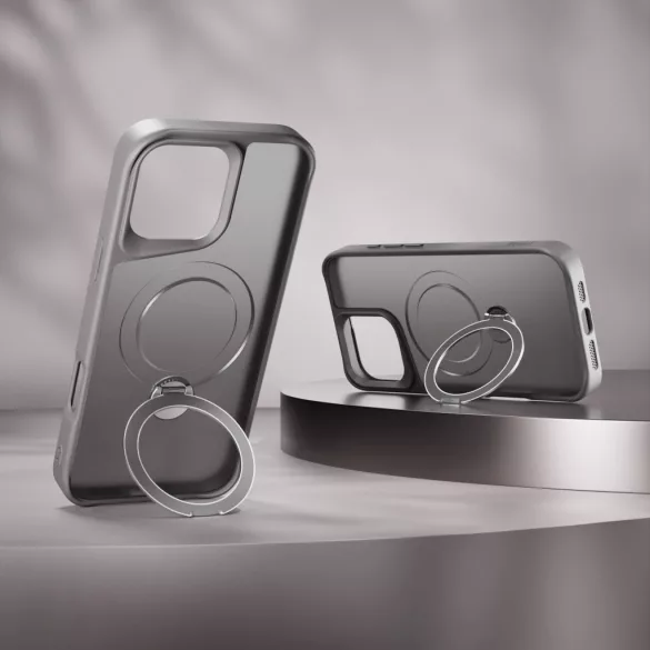 Etteri Matt Ring MagSafe-kompatibilis tok iPhone 16 Pro Max - szürke
