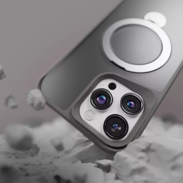 Etteri Matt Ring MagSafe-kompatibilis tok iPhone 16 Pro Max - szürke