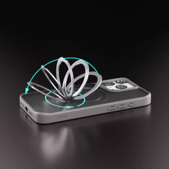 Etteri Matt Ring MagSafe-kompatibilis tok iPhone 16 Pro Max - szürke