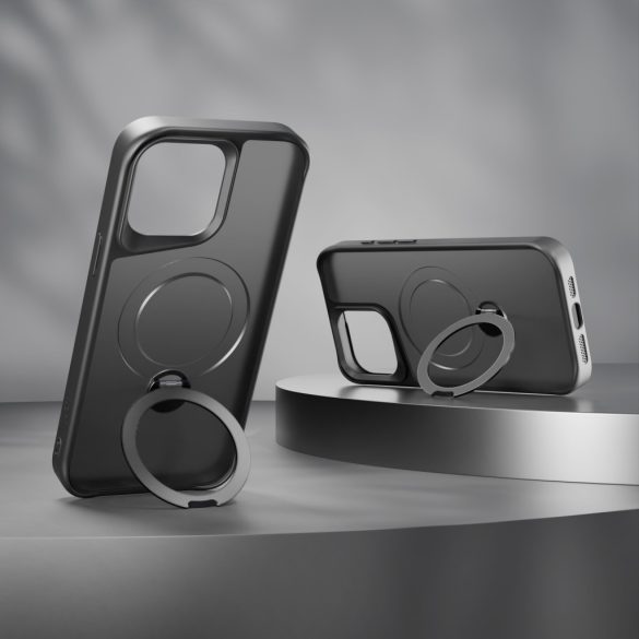 Etteri Matt Ring MagSafe-kompatibilis tok iPhone 13 - fekete