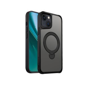 Etteri Matt Ring MagSafe-kompatibilis tok iPhone 14 - fekete